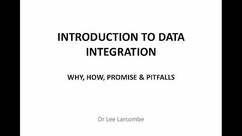 Introduction to Data Integration