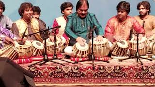 Ustad Jimmy Khan and his disciples performing Jaitaal at All Pakistan Music Conference. #music#tabla