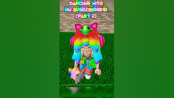 DANCING WITH MY SUBS💕(Pt2)#youtubeshorts #roblox #edit #dance #capcut #subscribers #ragdollengine