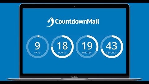 How to create a countdown timer for emails