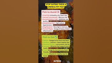 STOP EATING THESE UNHEALTHY FISH | Healthier Fish Alternatives for Brain & Heart Health #healthylife