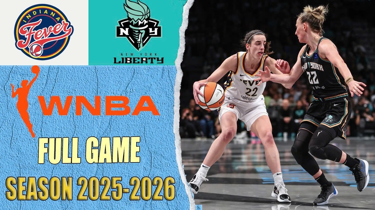 Fever vs. Liberty | Full Game 1st+2nd-Qtr  | WNBA Season 2025 Today