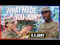 WHAT MADE YOU JOIN THE ARMY? (PUBLIC INTERVIEW) | Military Edition