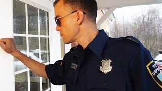 POLICE knock on door. How do YOU respond?