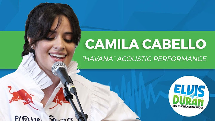 Havana Acoustic version - Acoustic performance video thumbnail