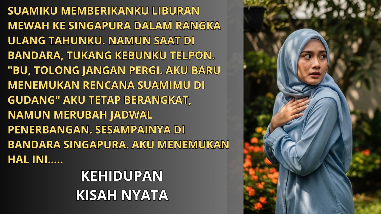 RENCANA LICIK SUAMI TERBONGKAR SEBELUM AKU TERBANG KE SINGAPURA, SEMUA BERUBAH DALAM SEMALAM...