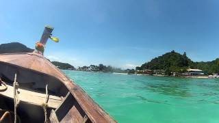 Thailand PhiPhi - Longtail Boat Long beach till phiphi village