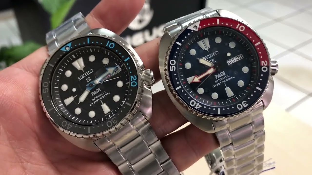 Seiko turtle King PADI vs Turtle PADI - YouTube