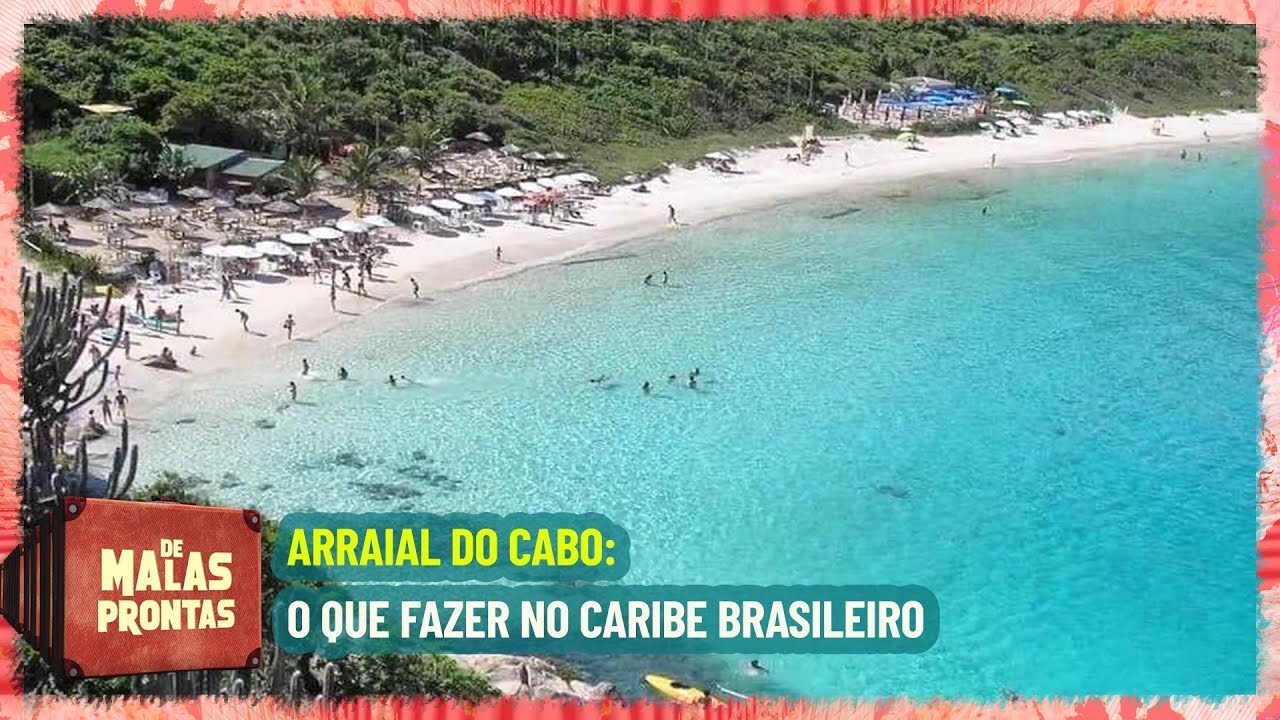 Arraial do Cabo tem praia secreta com acesso só de barco