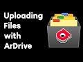 How to create drives and upload files with ardrive