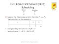 Operating System - CPU Scheduling algorithms