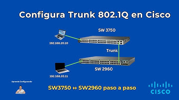 Curso CCNA Gratis 2025 #14 |  Trunk entre Switches Cisco 3750 y 2960