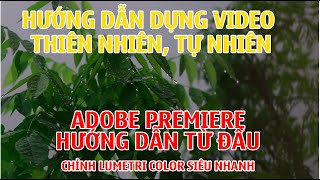 HƯỚNG DẪN CHI TIẾT PREMIERE ĐỂ DỰNG PHIM ,CHỈNH MÀU - NIKON D7500 FOOTAGE screenshot 1