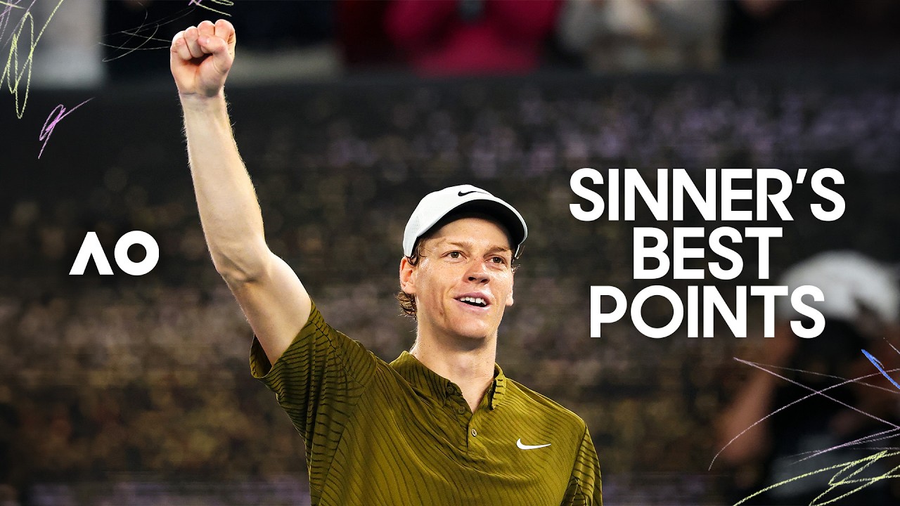Jannik Sinner's Best Points | Australian Open