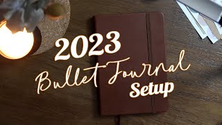 2023 Yearly Bullet Journal Set Up