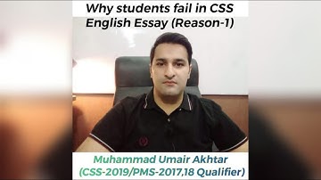 Why students fail in CSS English Essay Reason-1