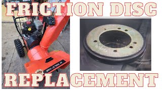 Ariens Deluxe 24 Snowblower  Friction Disc Repair