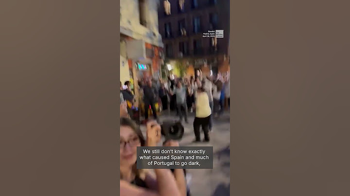 Lights Return After Massive Power Outage In Spain