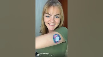 Floral FreeStyle Libre Tape 🌺 #expressionmed #freestylelibre #diabetic #designer #type1warrior #t1d