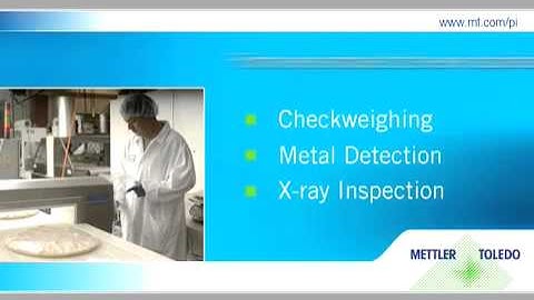 Mettler Toledo Checkweigher, Metal Detector & X-Ray Inspection Solutions