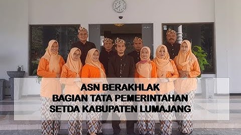 Deklarasi Implementasi Core Values ASN BerAKHLAK #BanggaMelayaniBangsa Bag.Tapem Setda Kab.Lumajang