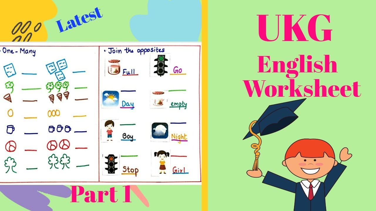 ukg-english-worksheet-part-1-youtube