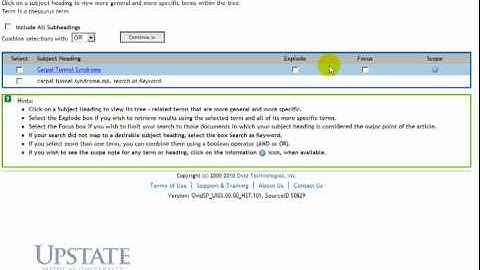 Chapter 6 - Using Explode & Focus in MEDLINE (Ovid)