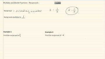 2.3e Multiply and Divide Fractions - Reciprocals