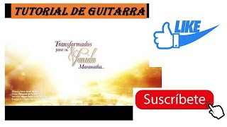 Video thumbnail of "¡Maranatha! ¡Que glorioso encuentro!- canto tema UMCH tutorial de guitarra"