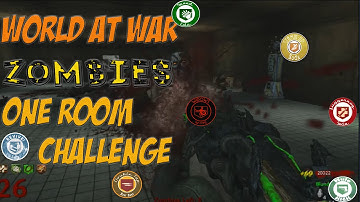 COD WaW custom zombies one room challenge- Round 30+!!!!