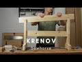 Making the ULTIMATE sawhorse with replaceable top // ASMR-ish Woodworking