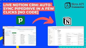 Live Notion CRM: Auto-Sync Pipedrive in a Few Clicks [No Code]