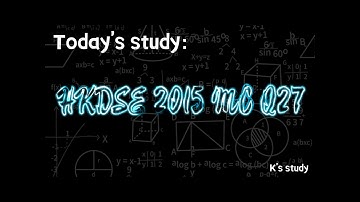 HKDSE MATHS 2015 MC Q27