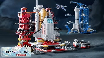 ToylinX Launch Center Lunar Lander Model Building Blocks Spaceship Spaceport Figure Shuttle