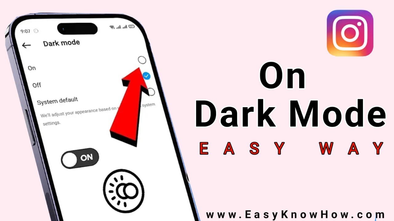 How to turn on dark mood on Instagram iOS & android 2024 ( enable dark mode on Instagram )