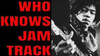 Who Knows Jam Jimi Hendrix Style Guitar Backing Track (C Minor) chords