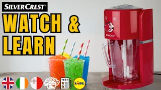 SLUSHY MAKER SilverCrest SSM 30 220 A1 UK ENGLISH IRISH MALTESE IL-LINGWA MALTIJA  LIDL