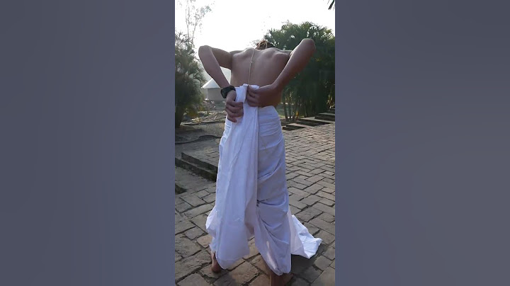 Vedic Robes - How to wear a Dhoti