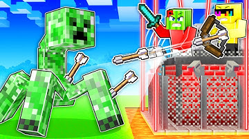 MUTANT CREEPER VS Most Secured Prison in Minecraft!