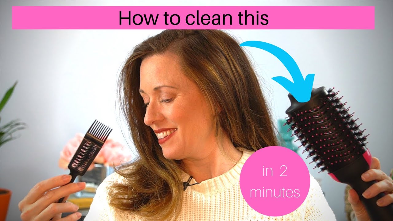 How to Clean the REVLON Hair Dryer Brush in less than 2 minutes - YouTube
