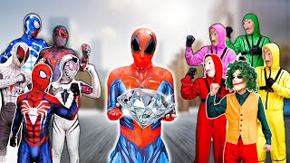 What If 10 SUPERHERO in 1 HOUSE ? #2 || Spider-Man \& JOKER Rescue Bride Was Kidnapped (LIVE ACTION)