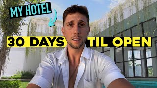 I&#39;M BUILDING A HOTEL IN BALI IN 30 DAYS..(wish me luck)