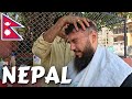 200 brutal street massage in nepal kathmandu  travel vlog by davud akhundzada