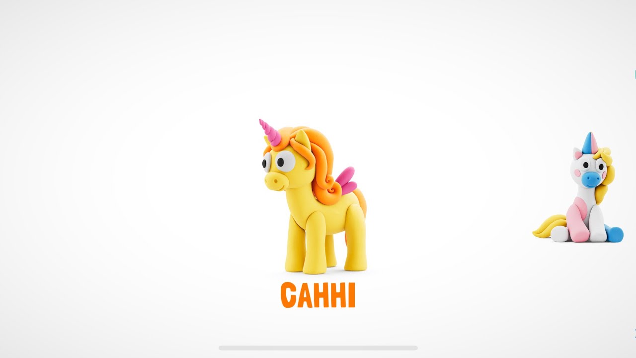 Ліпимо разом з пластиліну. Санні. Райдужний єдиноріг.