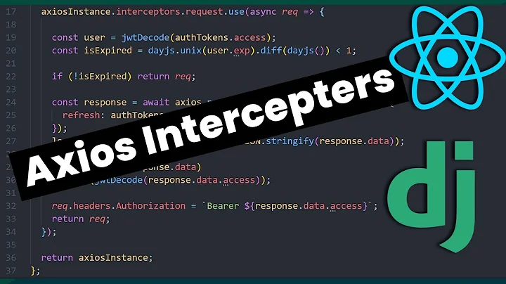 Refreshing Tokens With Axios Interceptors