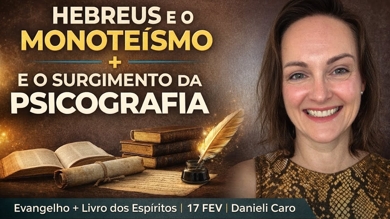 Monoteísmo, Hebreus. Surgimento da Psicografia | Evangelho Segundo o Espiritismo, 17/2- Danieli Caro