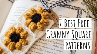 7 Best FREE Granny Square Patterns