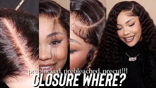 now this closure is preplucked, prebleached, AND precut???? Wow!!!! | nadula hair