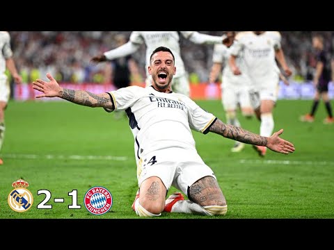 Real Madrid vs Bayern Munich 2-1 Highlights UCL (08/05/2024)