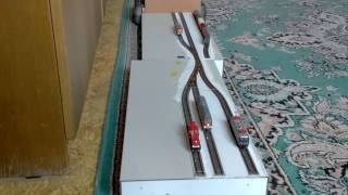 Rocrail. Testing sensors in station modules.